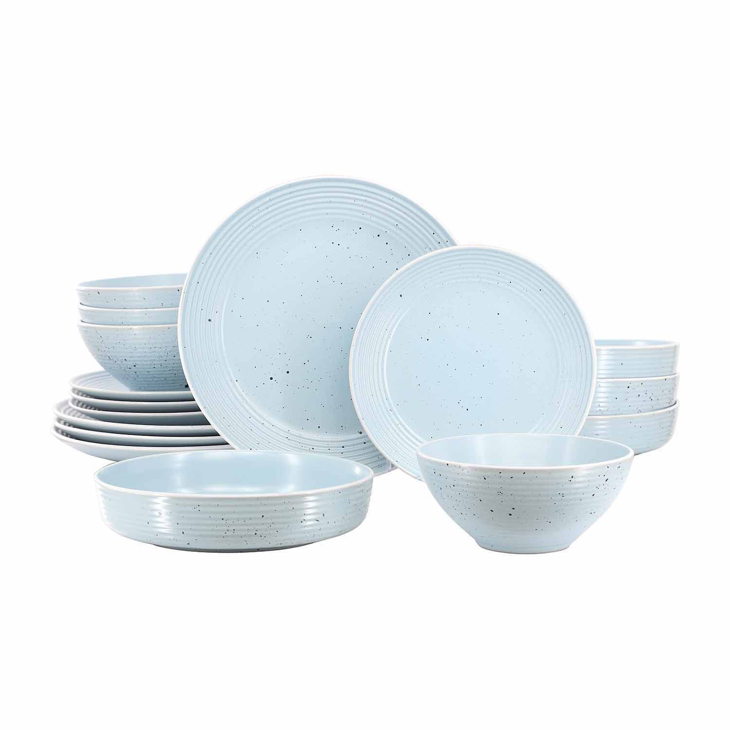 Elama Emilia 16-pc. Stoneware Dinnerware Set