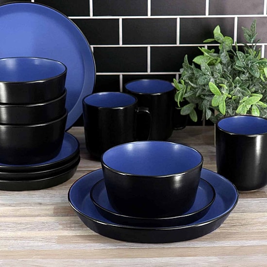 Elama Bacarra 16-pc. Stoneware Dinnerware Set