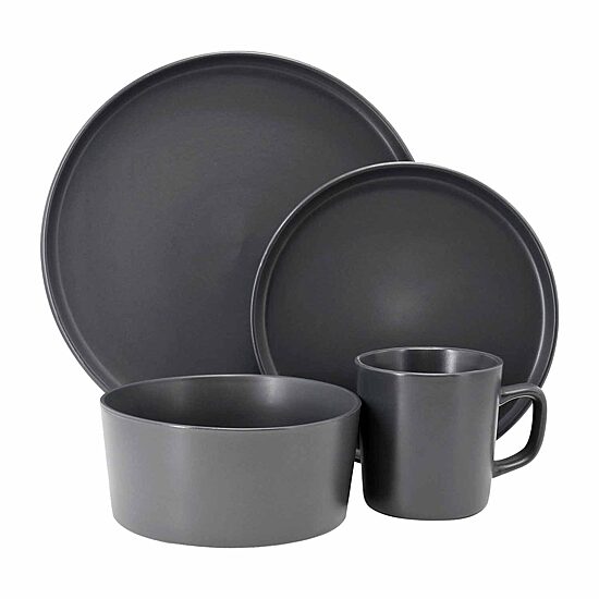 Elama Luxmatte 16-pc. Stoneware Dinnerware Set