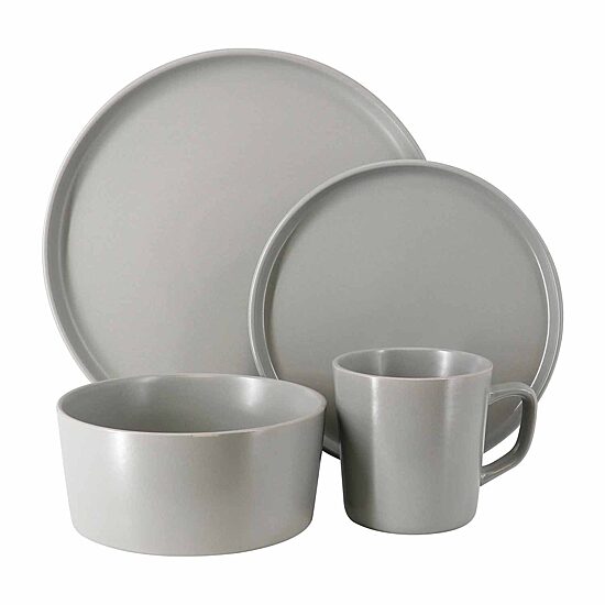 Elama Luxmatte 16-pc. Stoneware Dinnerware Set