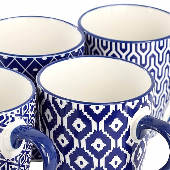 Elama Declan 6-pc. Stoneware Dinnerware Set