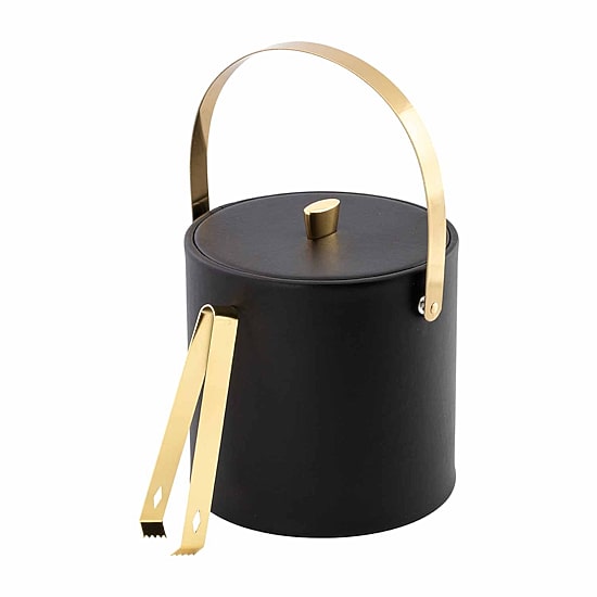 Kraftware Oxford 3-pc. Ice Bucket + Tong Set