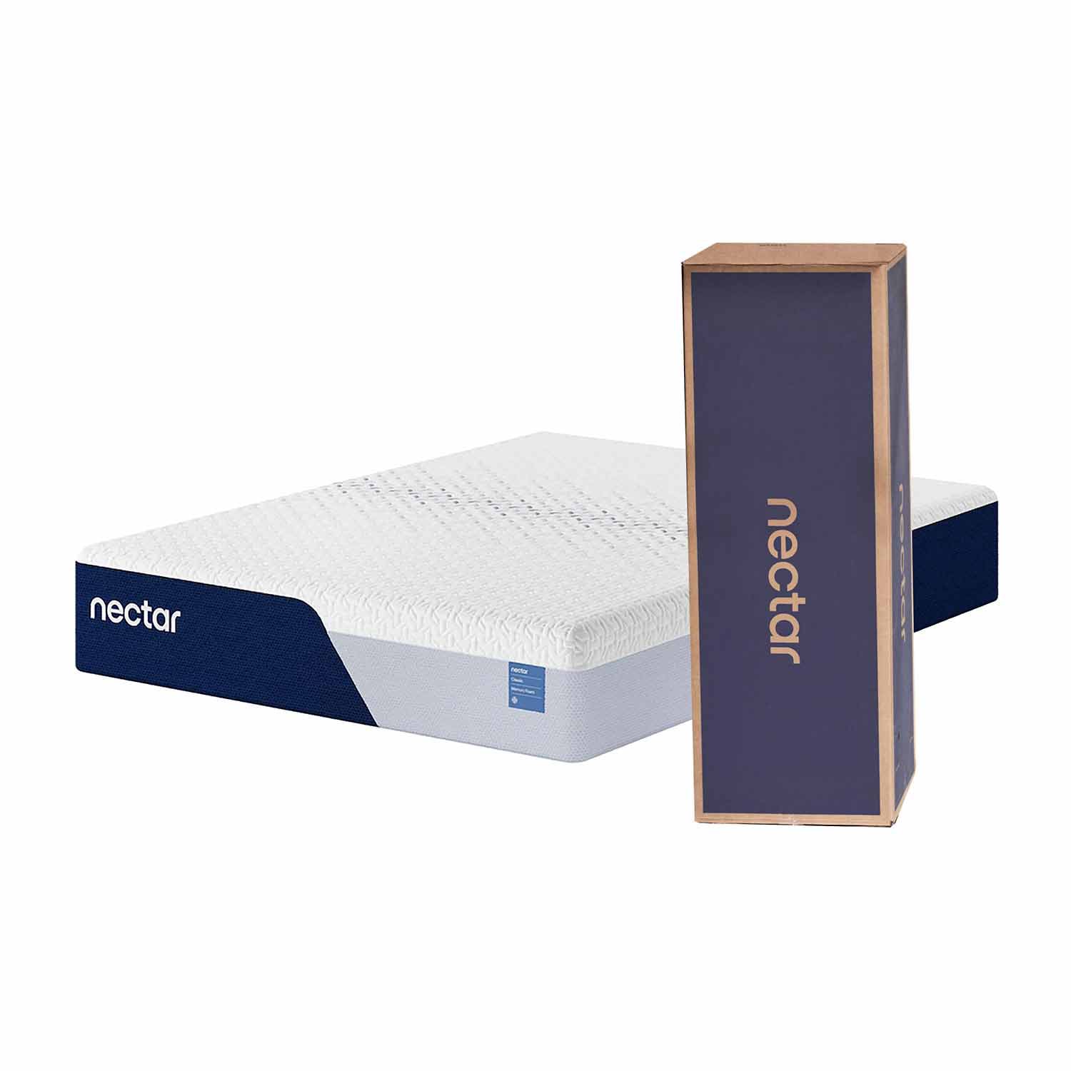 Nectar Classic Memory Foam 5.1 12" Firm - Mattress a Box