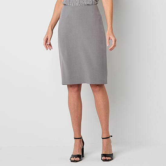 Black Label by Evan-Picone Womens Suit Skirt