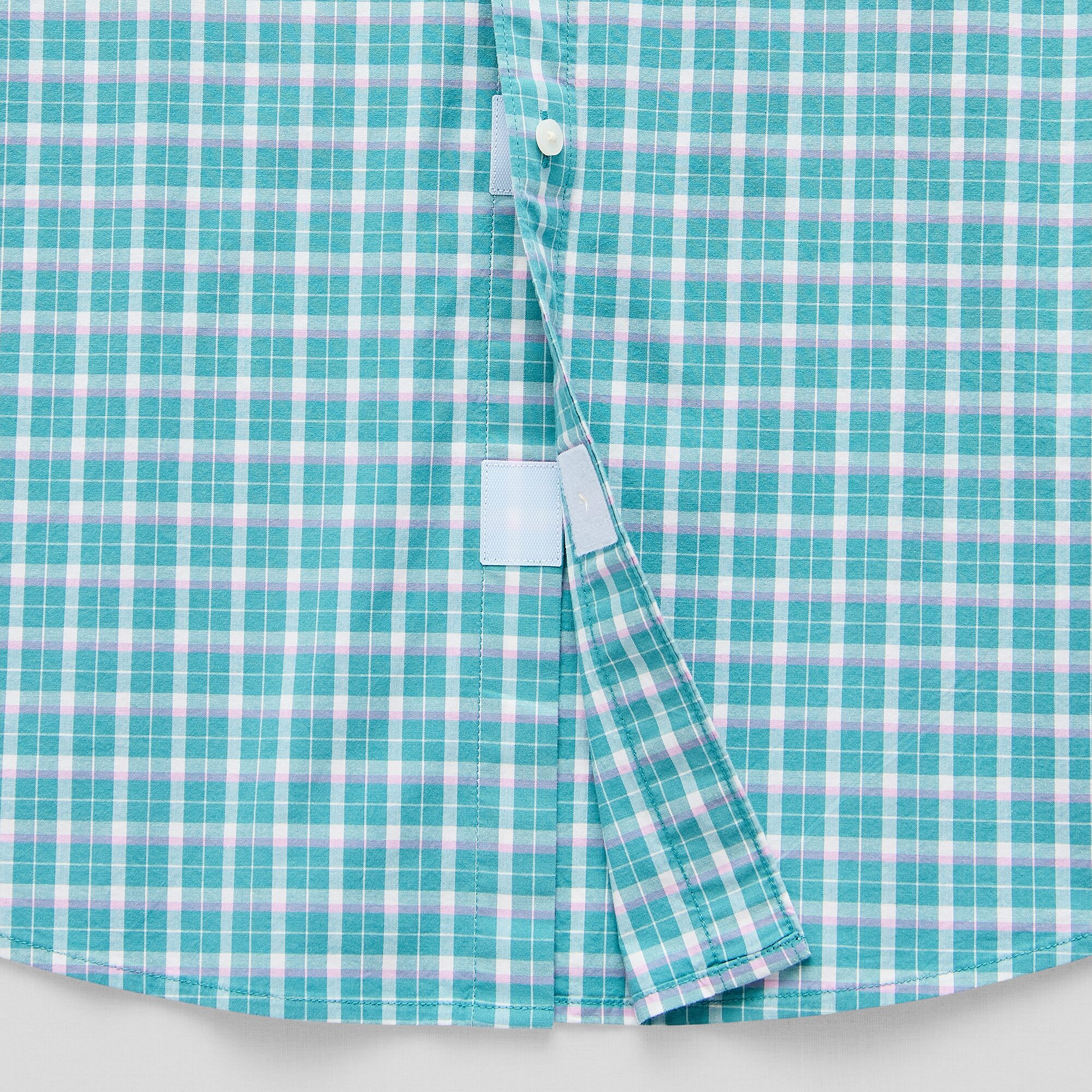 St. John's Bay Chambray Mens Easy-on + Easy-off Short Sleeve Classic Fit Big and Tall Button-Down Shirt