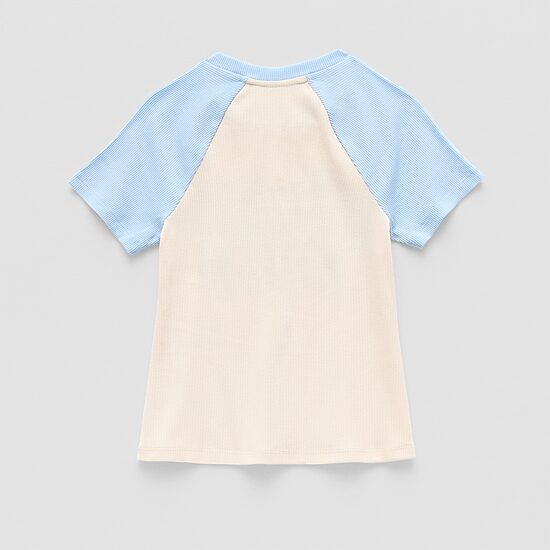 Thereabouts Rib Little & Big Kid Girls Crew Neck Short Sleeve Classic Fit Graphic T-Shirt
