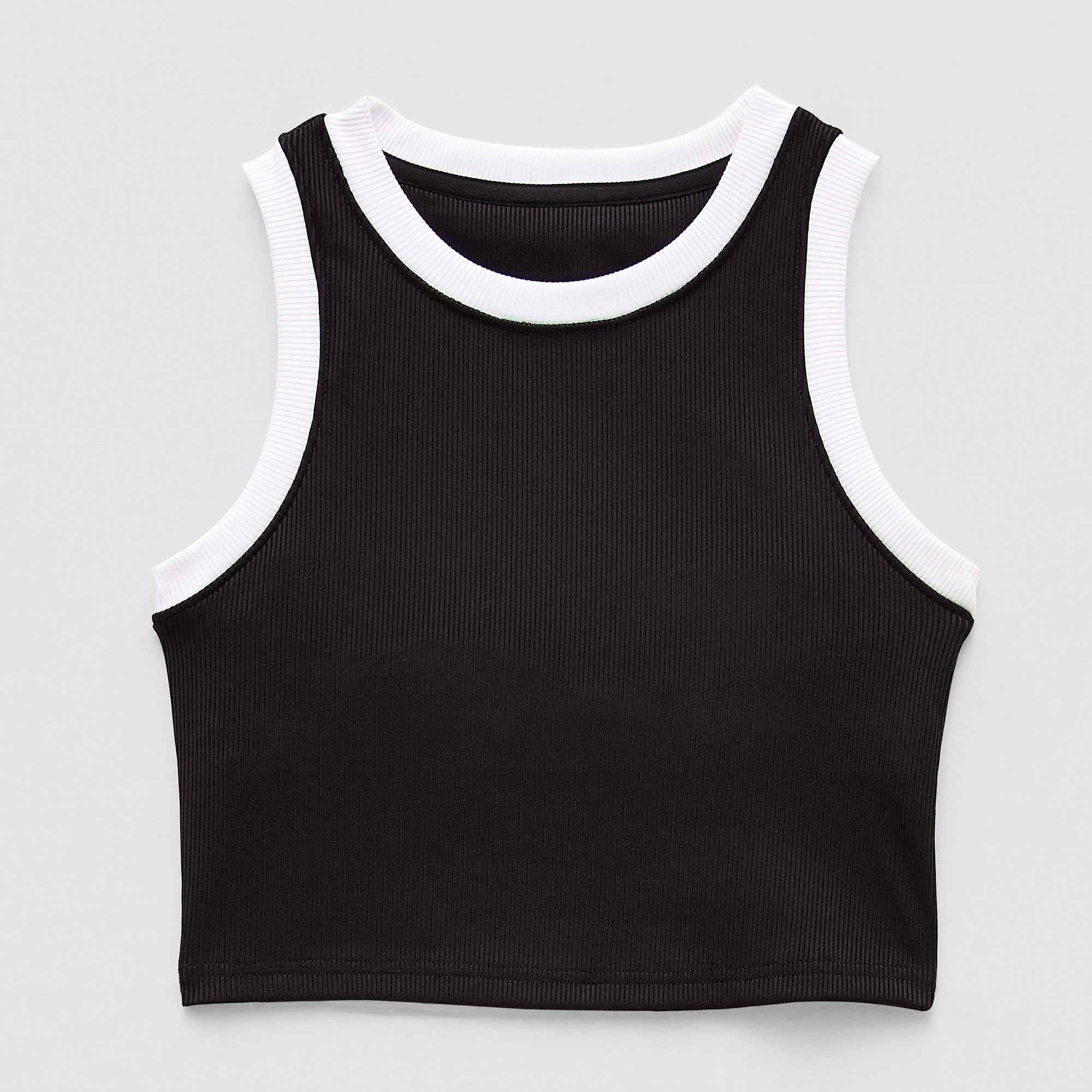Xersion Ribbed Little & Big Kid Girls Long Line Bra Tank