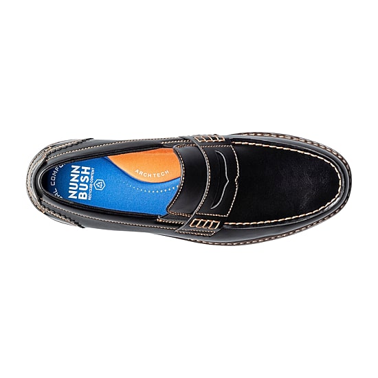 Nunn Bush Oslo Mens Moc Closed Toe Slip-On Shoe