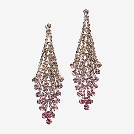 Bijoux Bar Gold Tone Womens Drop Earrings