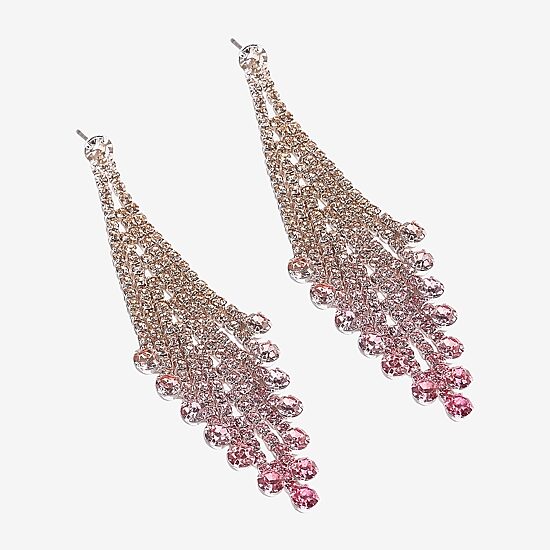 Bijoux Bar Gold Tone Womens Drop Earrings