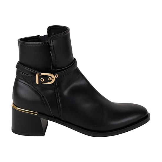 Italian Shoemakers Womens Vienna Block Heel Booties