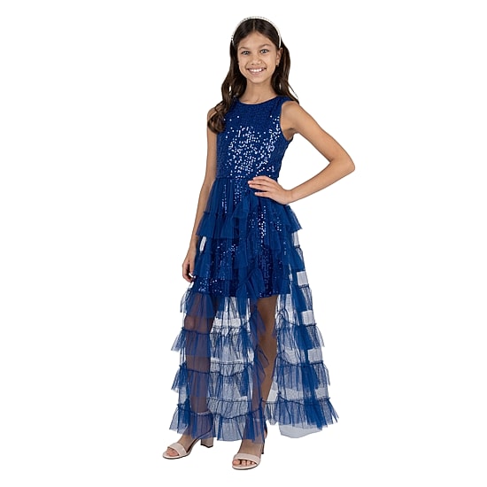 Rare Editions Big Kid Girls Sleeveless Maxi Dress