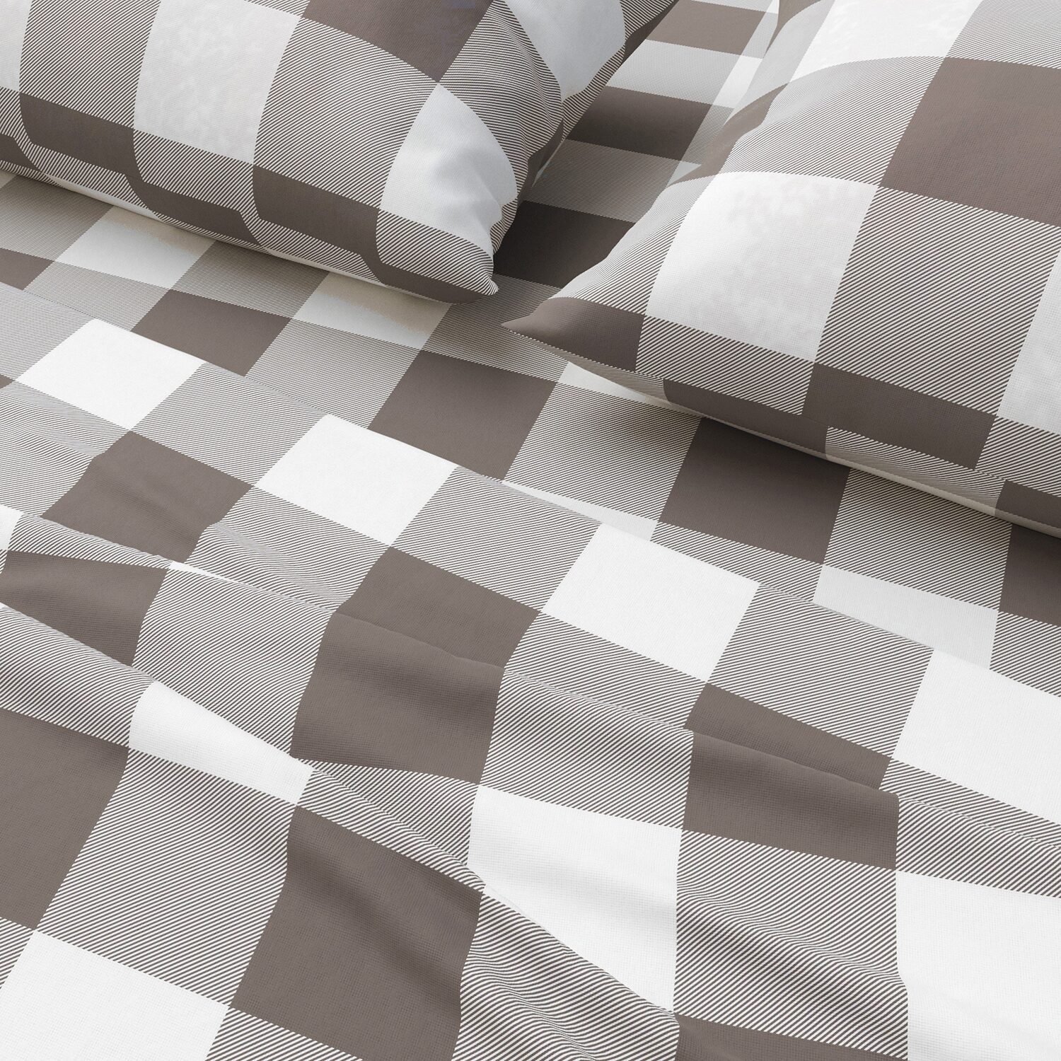 Linery Turkish Cotton Print Flannel Wrinkle Resistant Sheet Set