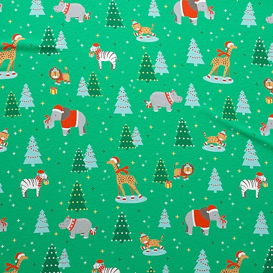 Linery Holiday Print Flannel Sheet Set