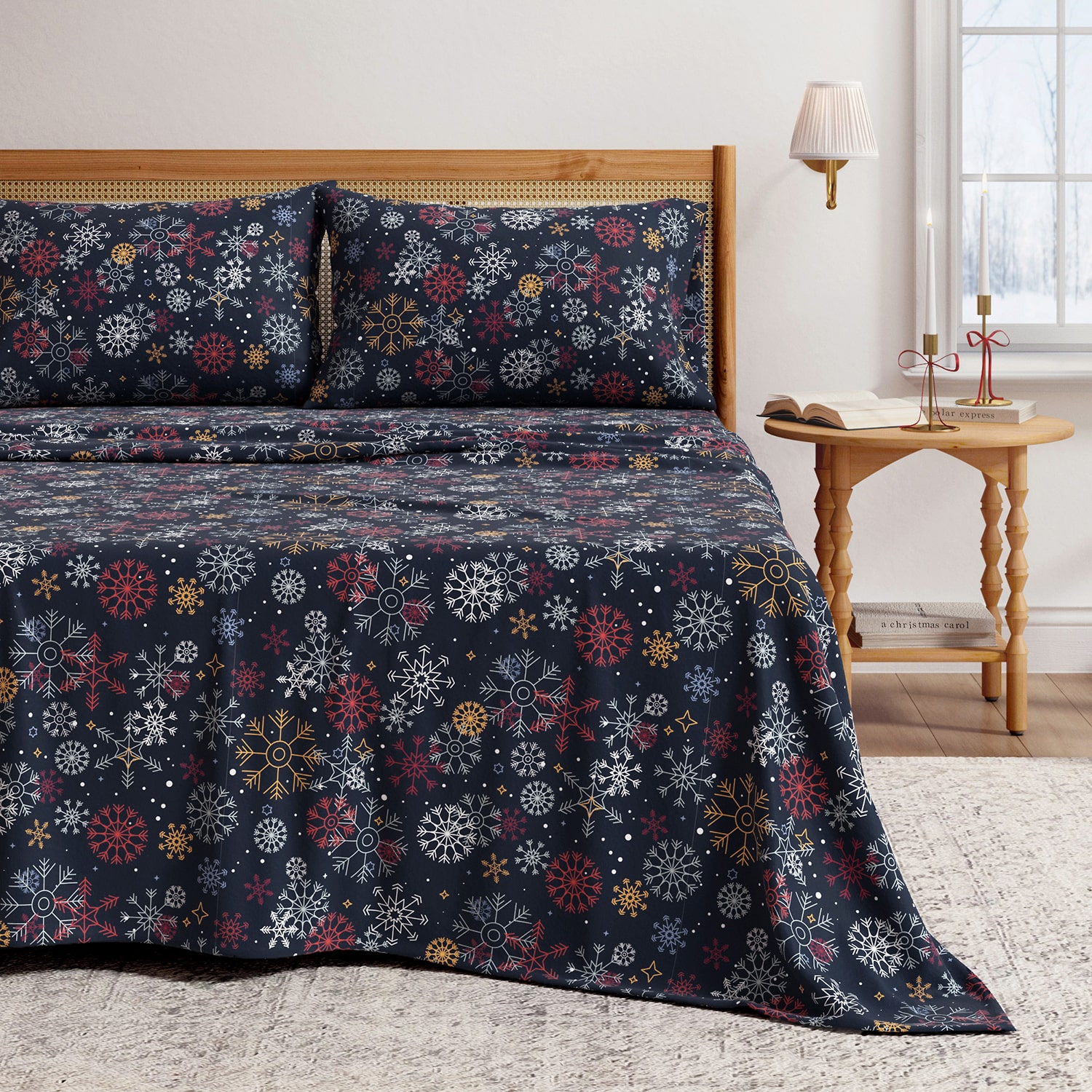 Linery Flannel Lodge Sheet Set
