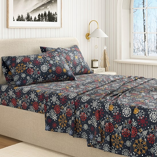 Linery Flannel Lodge Sheet Set