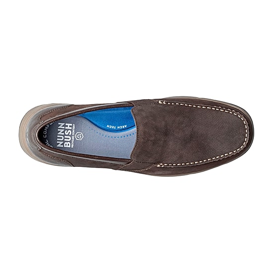 Nunn Bush Luca Mens Moc Closed Toe Slip-On Shoe