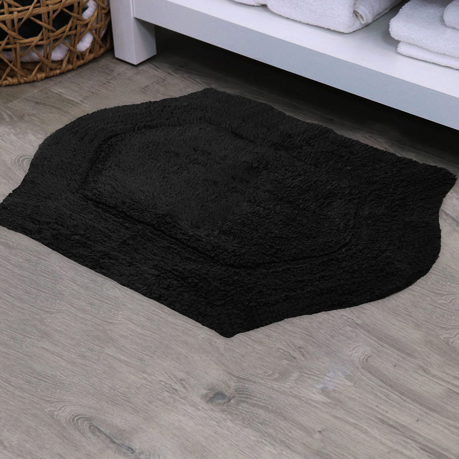 Home Weavers Inc Waterford Quick Dry 17X24 Inch Bath Rug