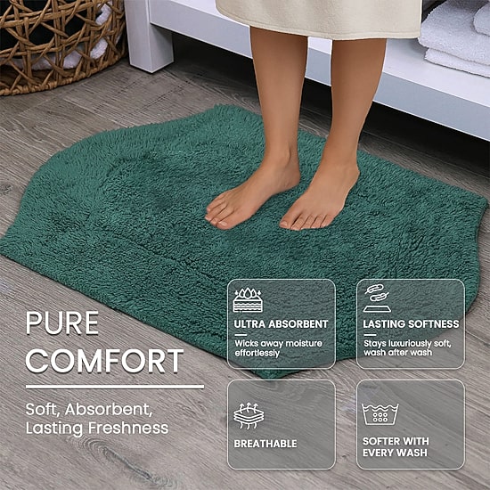 Home Weavers Inc Waterford Quick Dry 17X24 Inch Bath Rug