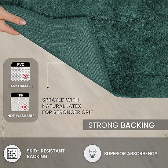 Home Weavers Inc Waterford Quick Dry 17X24 Inch Bath Rug