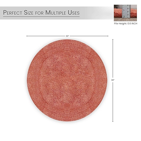 Home Weavers Inc Waterford Round Bath Rug
