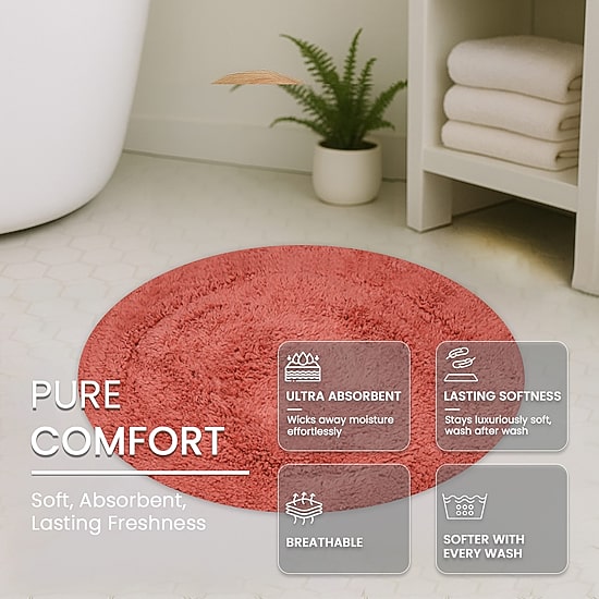 Home Weavers Inc Waterford Round Bath Rug