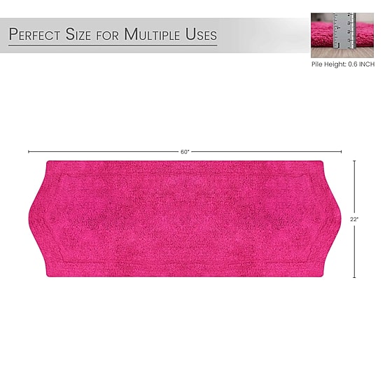 Home Weavers Inc Waterford Quick Dry 22X60 Inch Bath Rug