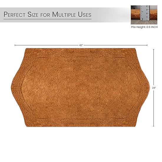 Home Weavers Inc Waterford Quick Dry 24X40 Inch Bath Rug