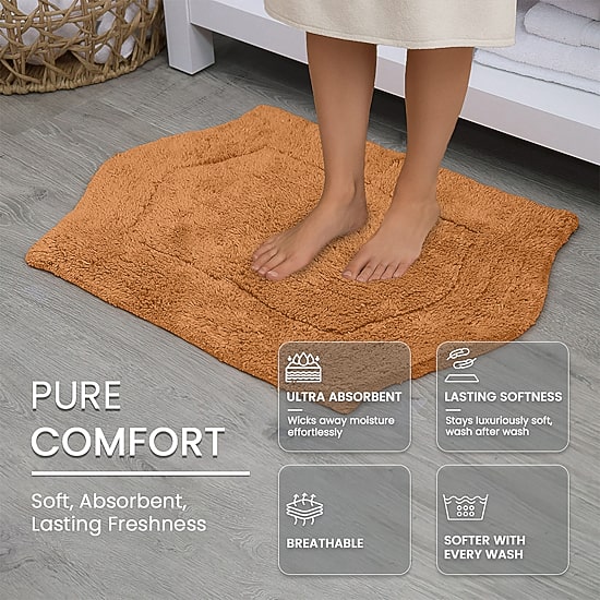 Home Weavers Inc Waterford Quick Dry 24X40 Inch Bath Rug