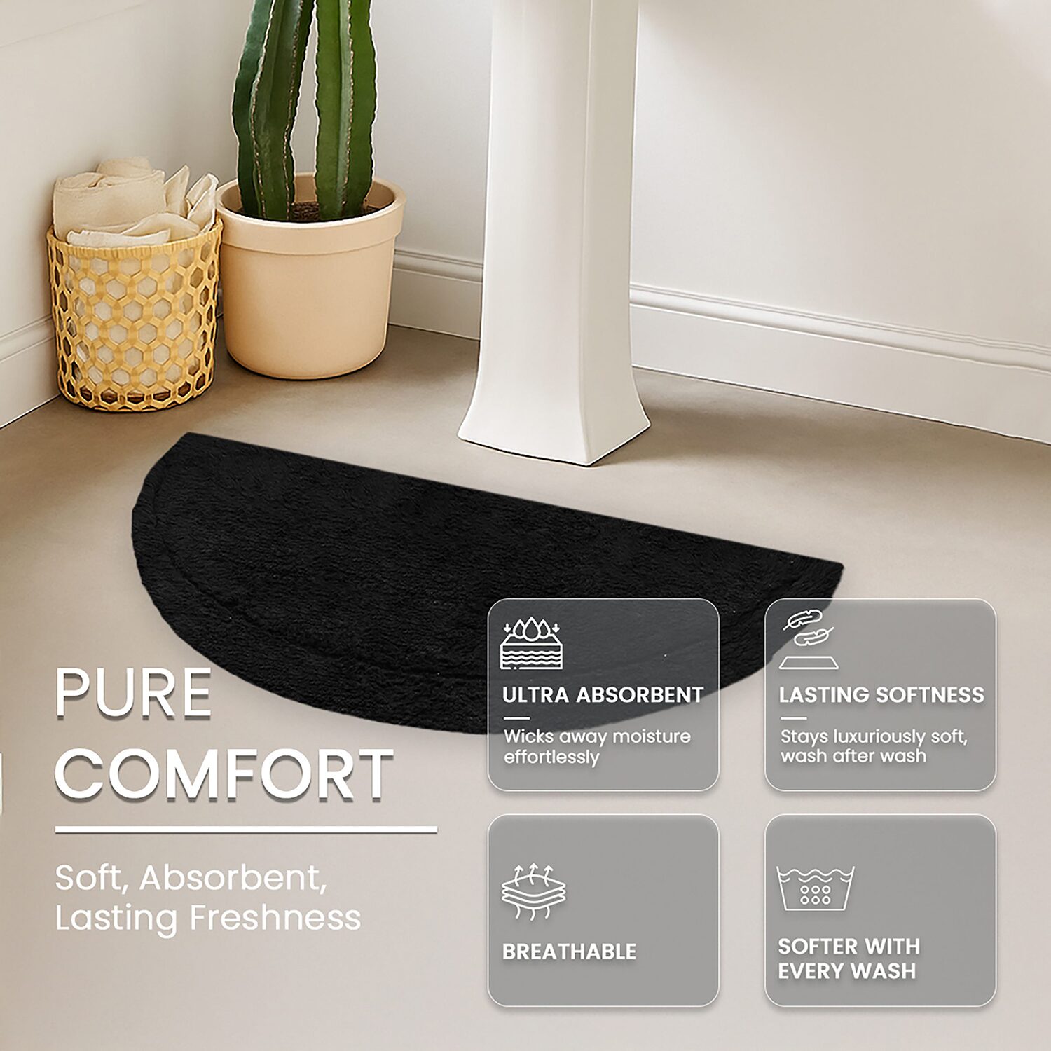 Home Weavers Inc Waterford Quick Dry Bath Rug