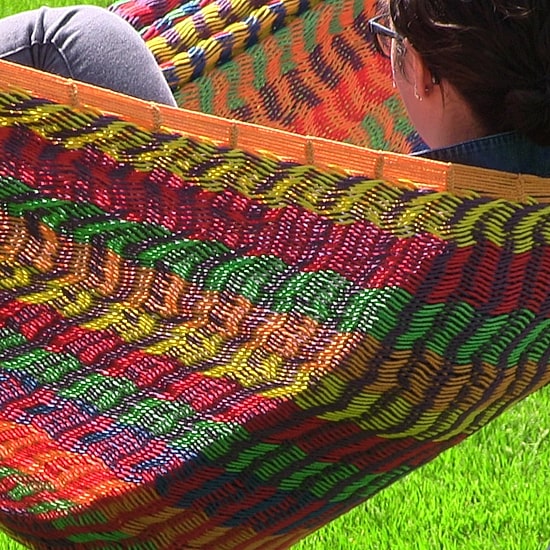 Sunnydaze® Handwoven Thick-Cord Mayan Hammock
