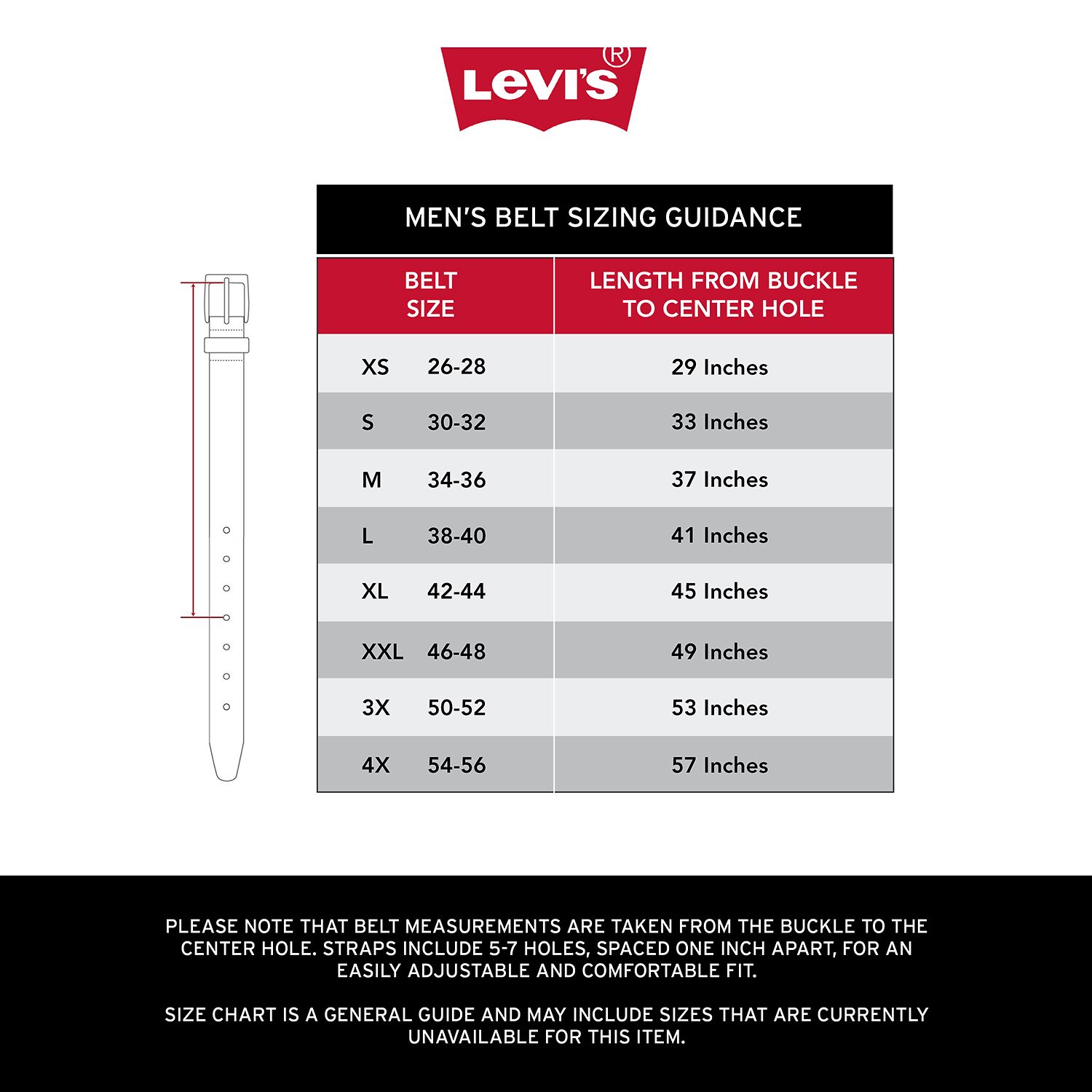 Levi's® 38mm Mens Belt