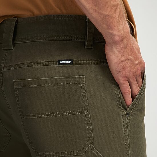 CAT Stretch Canvas Mens 9" Workwear Short