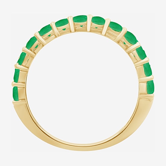 Womens Gemstone & 1/6 CT. T.W. Natural Diamond 10K Gold Band