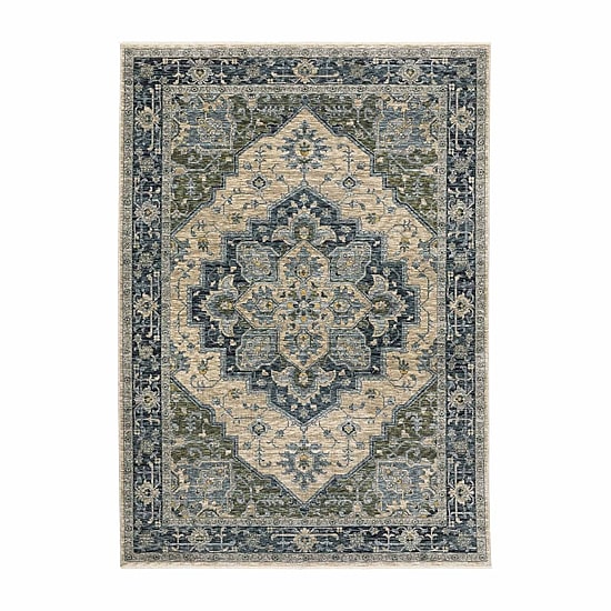 Covington Home Adeline Center Medallion Indoor Rectangular Accent Rug