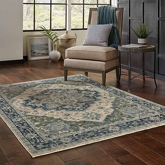 Covington Home Adeline Center Medallion Indoor Rectangular Accent Rug
