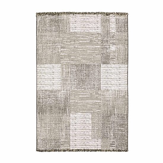 Covington Home Geneva Textured Geometric 39"X60" Indoor Outdoor Rectangular Accent Rug