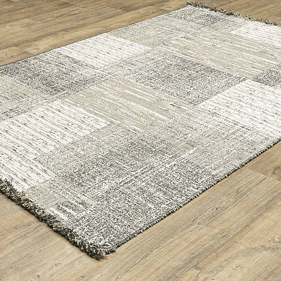 Covington Home Geneva Textured Geometric Indoor Outdoor Rectangular Area Rug