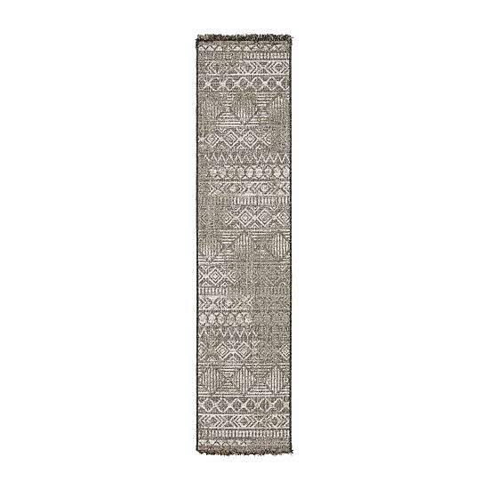 Covington Home Geneva Tribal Inspired 22"X90" Indoor Outdoor Rectangular Runner