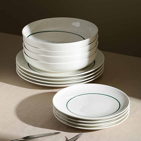 Stone + Lain Luna 12-pc. Porcelain Dinnerware Set