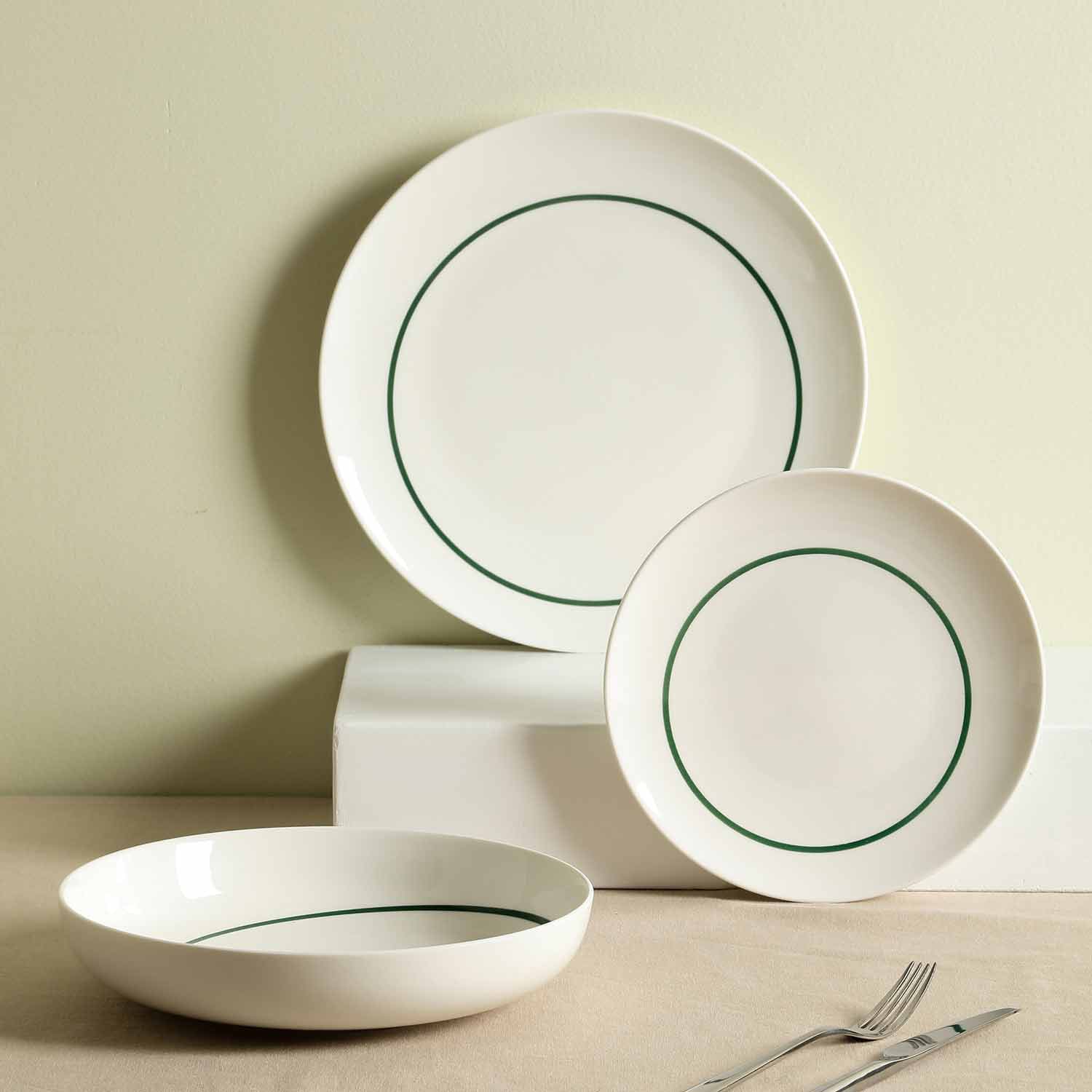 Stone + Lain Luna 12-pc. Porcelain Dinnerware Set