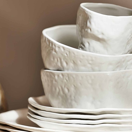 Stone by Mercer Project Atik 16-pc. Stoneware Dinnerware Set