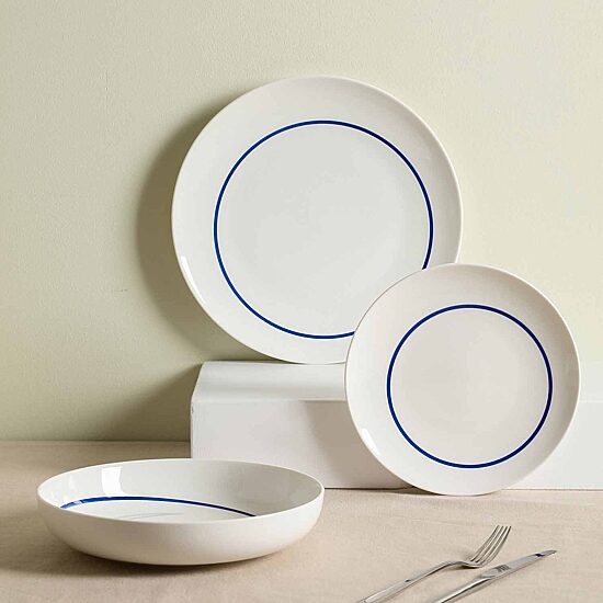 Stone + Lain Luna 12-pc. Porcelain Dinnerware Set