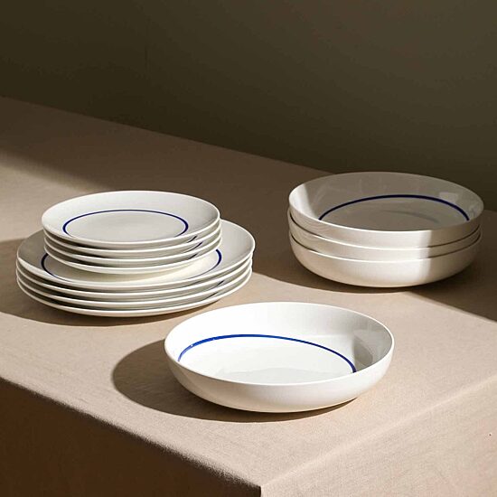 Stone + Lain Luna 12-pc. Porcelain Dinnerware Set