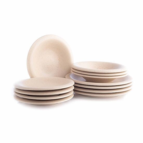 Stone + Lain Aro 12-pc. Stoneware Dinnerware Set
