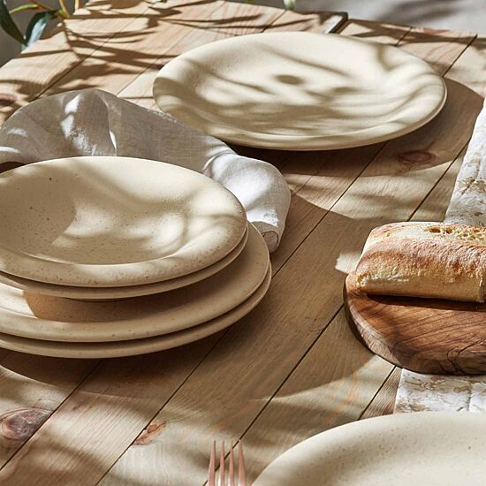 Stone + Lain Aro 24-pc. Stoneware Dinnerware Set