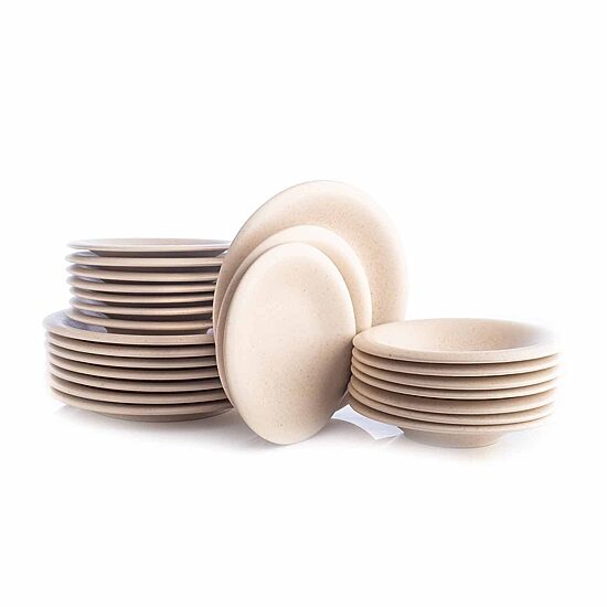 Stone + Lain Aro 24-pc. Stoneware Dinnerware Set