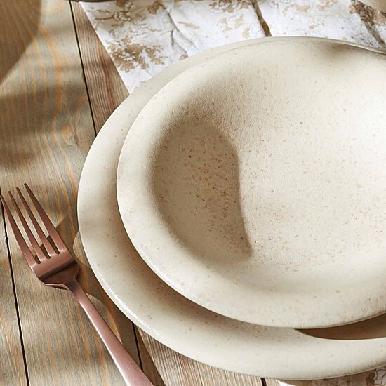 Stone + Lain Aro 24-pc. Stoneware Dinnerware Set