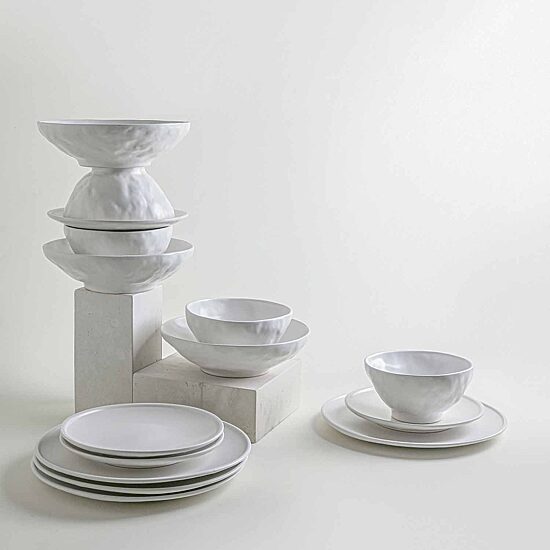 Stone by Mercer Project Nendo 16-pc. Stoneware Dinnerware Set