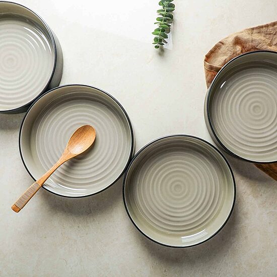Stone + Lain Elica 12-pc. Stoneware Dinnerware Set